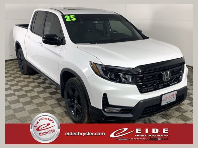 Platinum White Pearl 2025 Honda Ridgeline Pickup Truck All-Wheel Drive 9-Speed Automatic