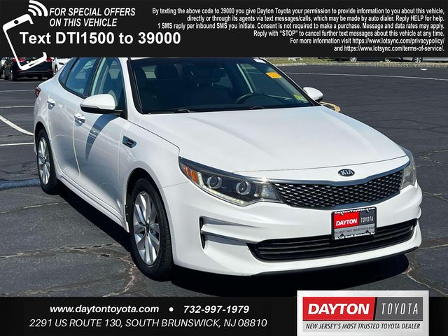 Snow White Pearl 2016 Kia Optima EX Sedan Front-Wheel Drive 6-Speed Automatic