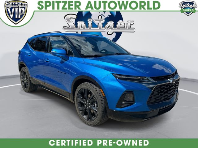 Bright Blue Metallic 2020 Chevrolet Blazer SUV / Crossover All-Wheel Drive 9-Speed Automatic