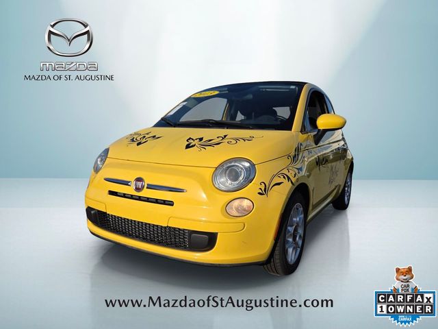 Giallo Midas 2013 FIAT 500 Convertible Front-Wheel Drive 6-Speed Automatic