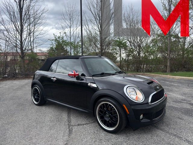 Midnight Black Metallic 2009 MINI Cooper S Convertible Convertible Front-Wheel Drive 6-Speed Automatic