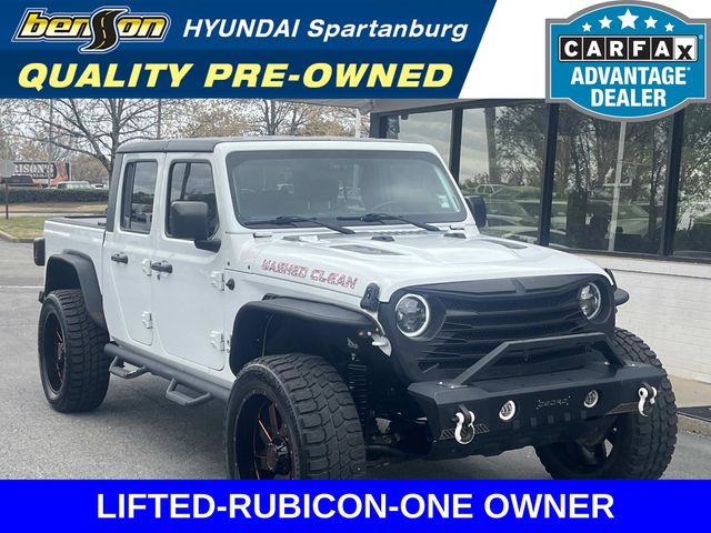 Bright White Clearcoat 2020 Jeep Gladiator Rubicon Crew Cab 4WD Pickup Truck Four-Wheel Drive 8-Speed Automatic