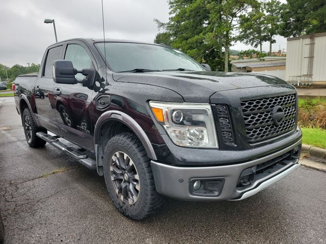 Black 2017 Nissan Titan Pickup Truck Four-Wheel Drive 7-Speed Automatic