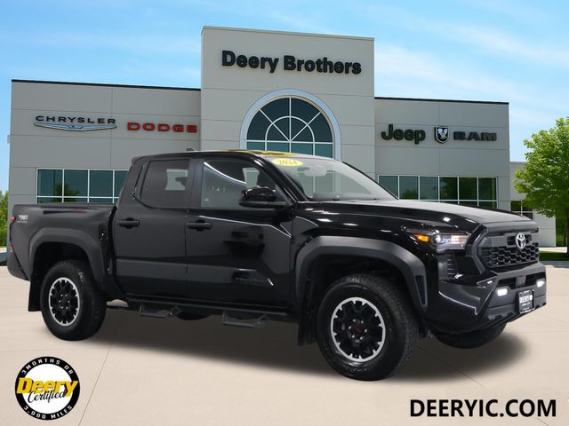 Black 2024 Toyota Tacoma Pickup Truck Four-Wheel Drive 8-Speed Automatic