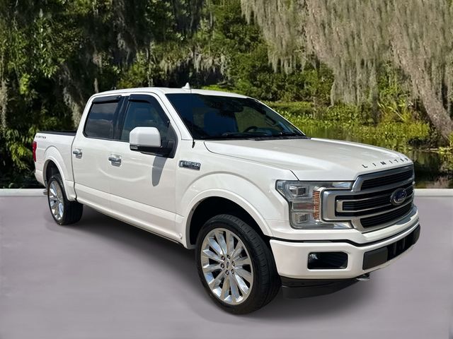 White Platinum Clearcoat Metallic 2018 Ford F-150 Pickup Truck Four-Wheel Drive Automatic