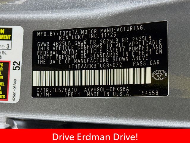 Used 2026 Toyota Camry Sedan