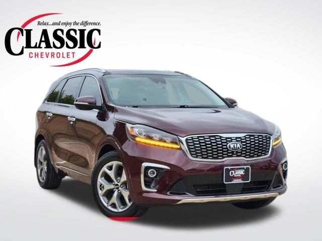 Red (Sangria) 2019 Kia Sorento SX V6 FWD SUV / Crossover Front-Wheel Drive 8-Speed Automatic