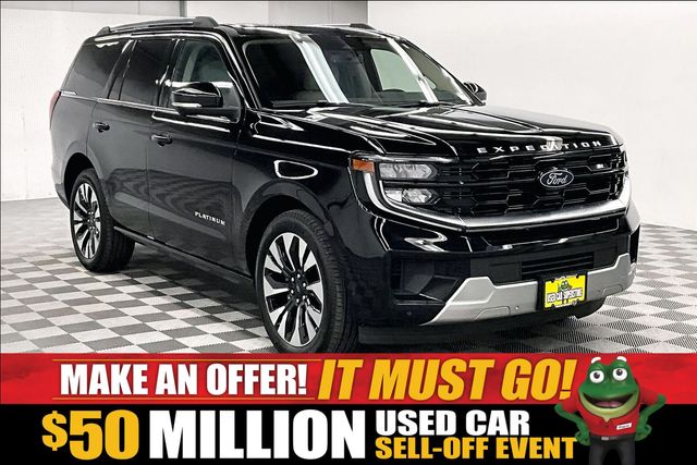Agate Black Metallic 2025 Ford Expedition SUV / Crossover Four-Wheel Drive 10-Speed Automatic