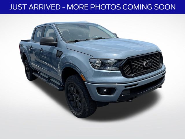 Blue (Azure Gray Metallic) 2023 Ford Ranger Pickup Truck Four-Wheel Drive Automatic