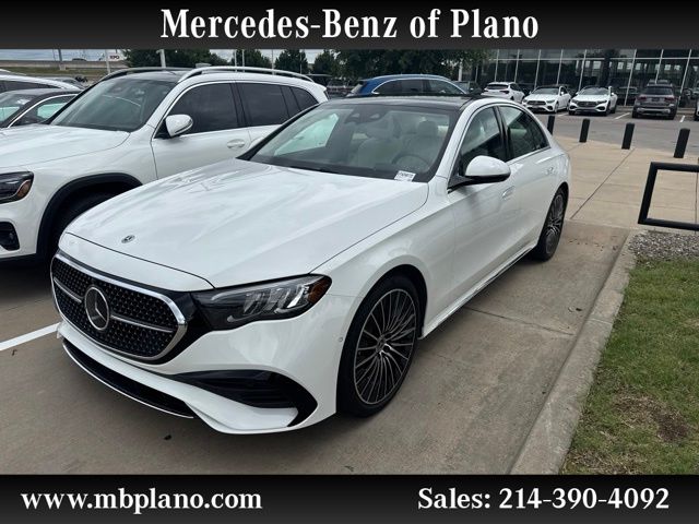 Polar White 2026 Mercedes-Benz E-Class Sedan All-Wheel Drive 9-Speed Automatic