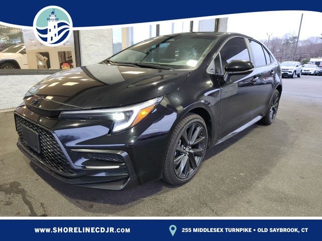 Black 2026 Toyota Corolla SE FWD Sedan Front-Wheel Drive Continuously Variable Transmission