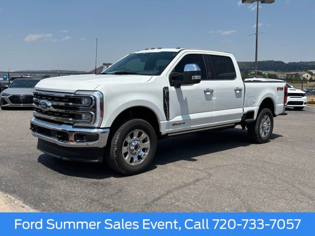 White Metallic 2026 Ford F-250 Super Duty Pickup Truck Four-Wheel Drive Automatic