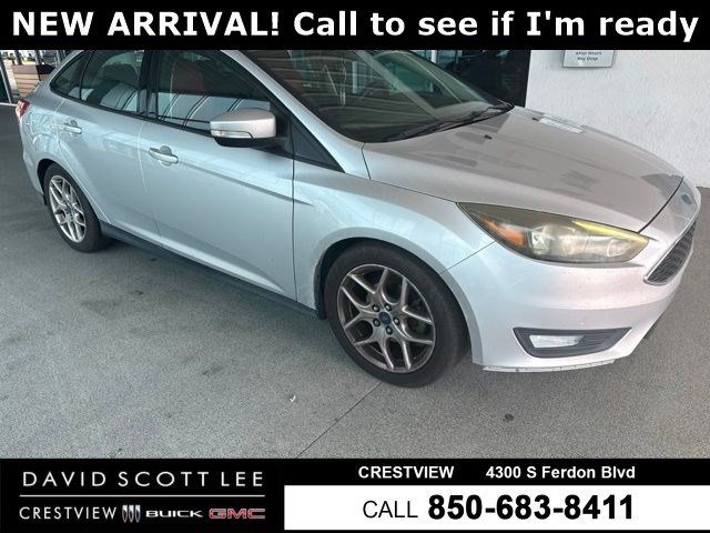 Silver 2015 Ford Focus Sedan Front-Wheel Drive