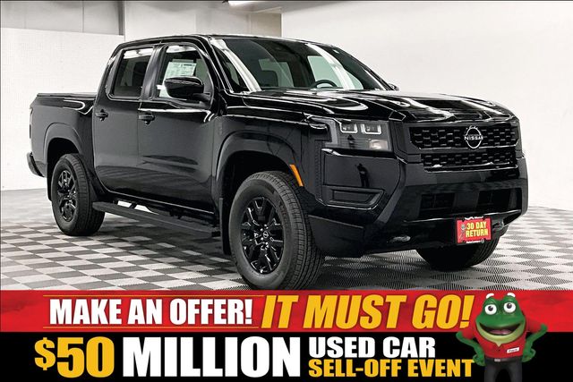 Super Black 2026 Nissan Frontier Pickup Truck Four-Wheel Drive 9-Speed Automatic Overdrive