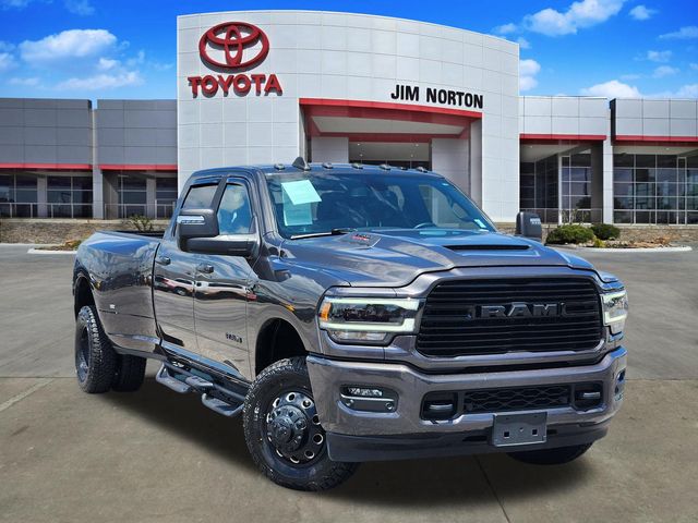 Gray (Granite Crystal Metallic Clearcoat) 2024 RAM 3500 Pickup Truck Four-Wheel Drive 6-Speed Automatic