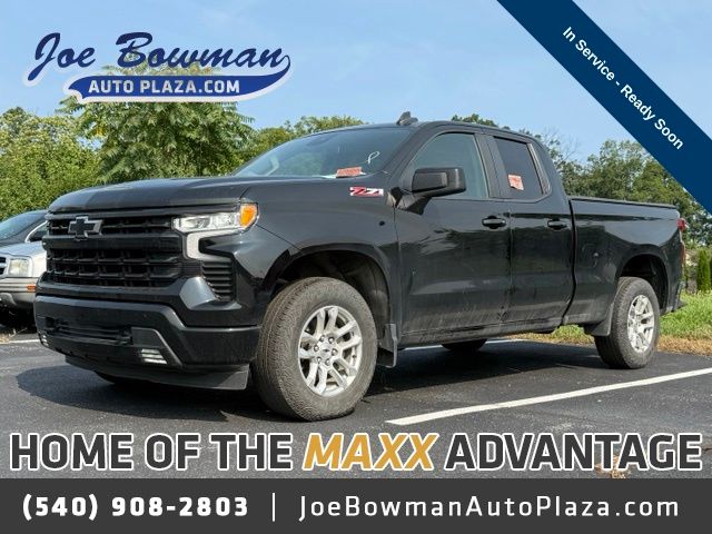 Black 2023 Chevrolet Silverado 1500 Pickup Truck Four-Wheel Drive Automatic