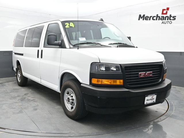 Summit White 2024 GMC Savana Van Rear-Wheel Drive 8-Speed Automatic Overdrive