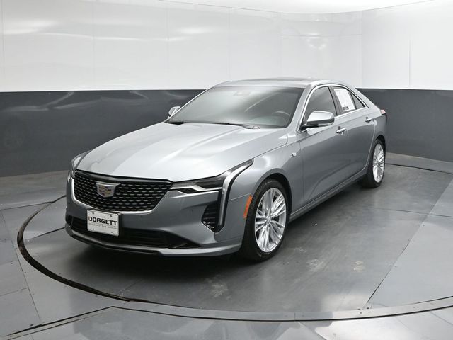 Argent Silver Metallic 2024 Cadillac CT4 Premium Luxury RWD Sedan Rear-Wheel Drive 8-Speed Automatic