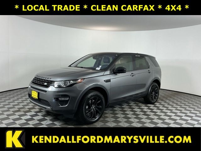 Silver 2017 Land Rover Discovery Sport SUV / Crossover All-Wheel Drive 9-Speed Automatic