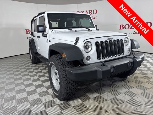 2016 Bright White Clearcoat Jeep Wrangler Unlimited Sport 4X4 SUV
