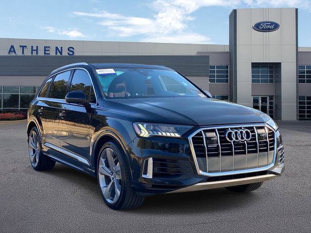 Orca Black Metallic 2021 Audi Q7 quattro Prestige 55 TFSI SUV / Crossover All-Wheel Drive 8-Speed Automatic