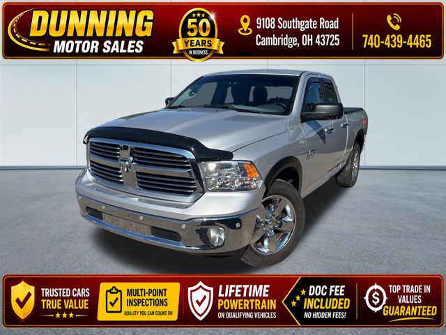 Bright Silver Clearcoat Metallic 2018 RAM 1500 Pickup Truck Four-Wheel Drive 8-Speed Automatic