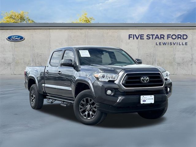 Magnetic Gray Metallic 2022 Toyota Tacoma SR5 V6 Double Cab LB RWD Pickup Truck 4X2 6-Speed Automatic