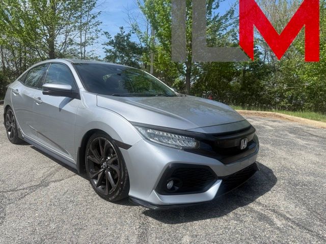 Silver 2017 Honda Civic Hatchback Hatchback Front-Wheel Drive Continuously Variable Transmission