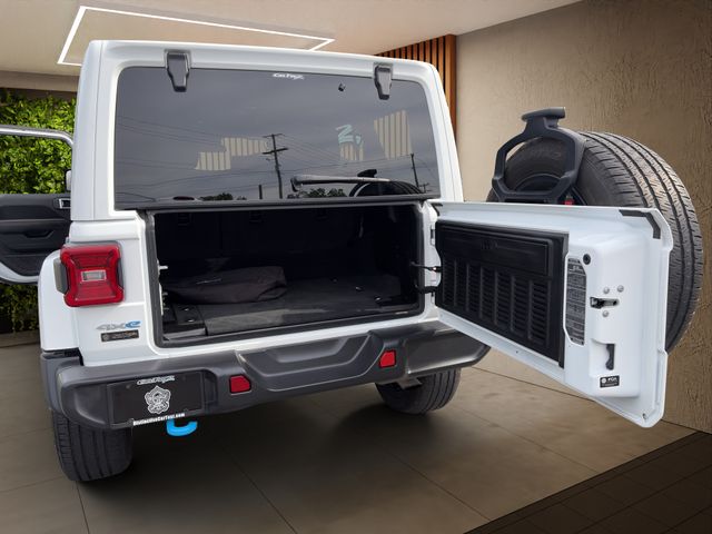 2024 JEEP WRANGLER SAHARA 4XE • 4X4 • PLUG-IN HYBRID CLEAN CARFAX • 1 OWNER BODY COLOR HARD TOP • ADAPTIVE CRUISE • APPLE CARPLAY • REMOTE START Thumbnail