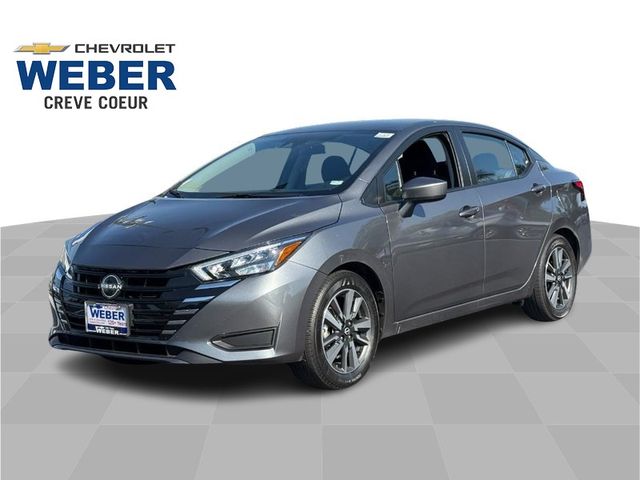 Gray (Gun Metallic) 2025 Nissan Versa Sedan Front-Wheel Drive Continuously Variable Transmission