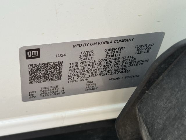 2025 Chevrolet Trax 2RS White at Ross Downing Buick GMC