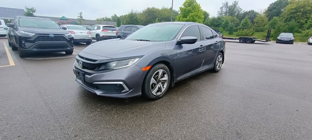 Sonic Gray Pearl 2020 Honda Civic Sedan Front-Wheel Drive Continuously Variable Transmission