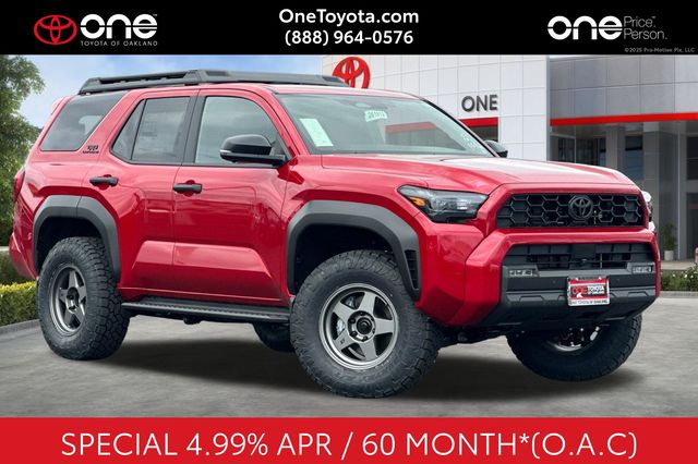 Red 2026 Toyota 4Runner TRD Off-Road Premium 4WD SUV / Crossover Four-Wheel Drive 8-Speed Automatic