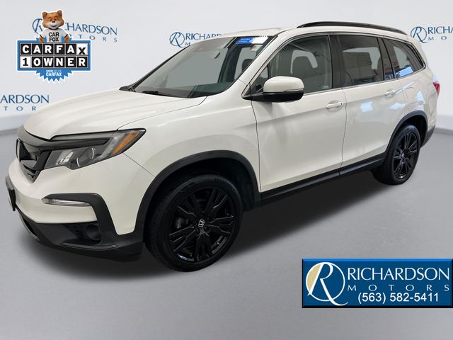 Platinum White 2022 Honda Pilot SUV / Crossover All-Wheel Drive 9-Speed Automatic