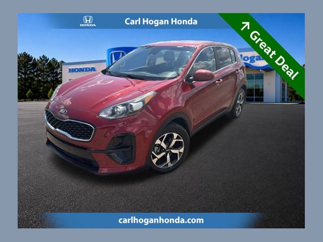 Red 2021 Kia Sportage SUV / Crossover Front-Wheel Drive 6-Speed Automatic Overdrive