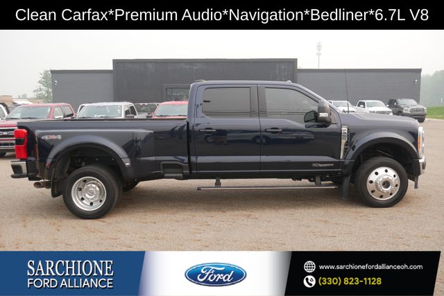 Antimatter Blue Metallic 2023 Ford F-450 Super Duty Pickup Truck Four-Wheel Drive Automatic