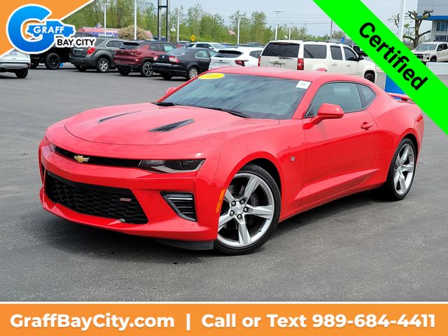 Red Hot 2016 Chevrolet Camaro 1SS Coupe RWD Coupe Rear-Wheel Drive 8-Speed Automatic