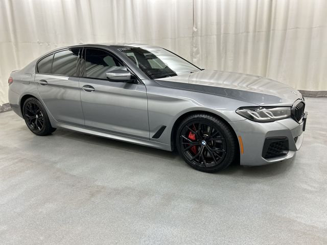 Skyscraper Gray Metallic 2023 BMW 5 Series Sedan All-Wheel Drive 8-Speed Automatic