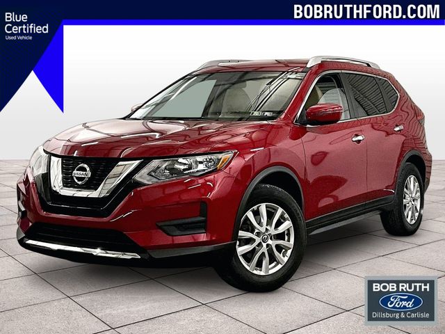 2017 Nissan Rogue SV Red at South Hills Kia