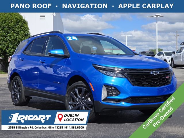 Riptide Blue Metallic 2024 Chevrolet Equinox SUV / Crossover Front-Wheel Drive 6-Speed Automatic Overdrive