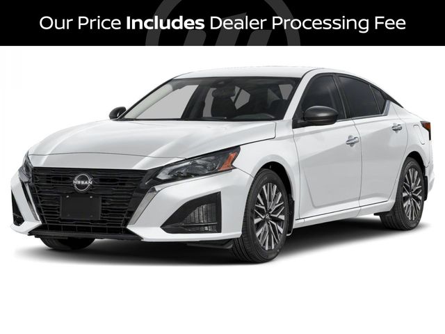 Glacier White 2026 Nissan Altima Sedan Front-Wheel Drive Continuously Variable Transmission