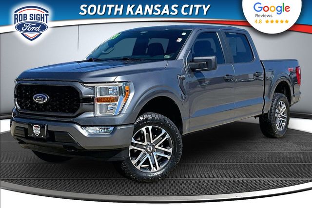 Carbonized Gray Metallic 2021 Ford F-150 Pickup Truck Four-Wheel Drive Automatic