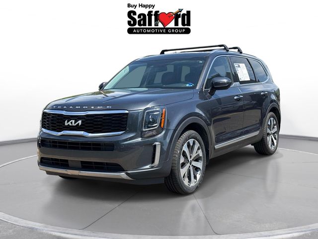 Gray 2022 Kia Telluride S FWD SUV / Crossover Front-Wheel Drive 8-Speed Automatic