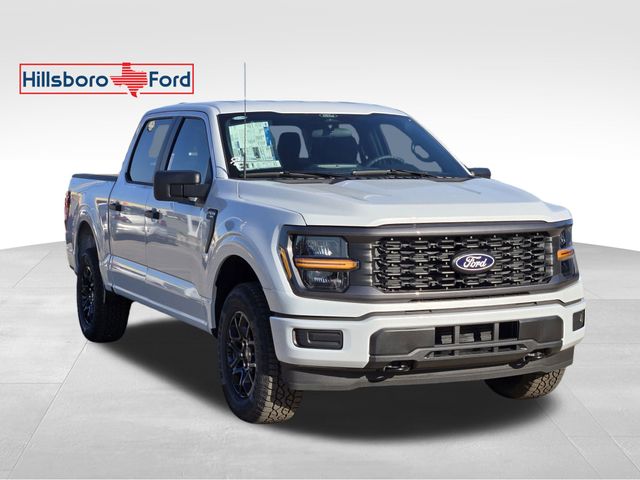 2025 Space White Metallic Ford F-150 STX 4X4 Truck