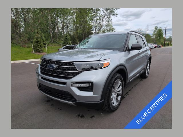 Silver Metallic 2023 Ford Explorer SUV / Crossover All-Wheel Drive Automatic