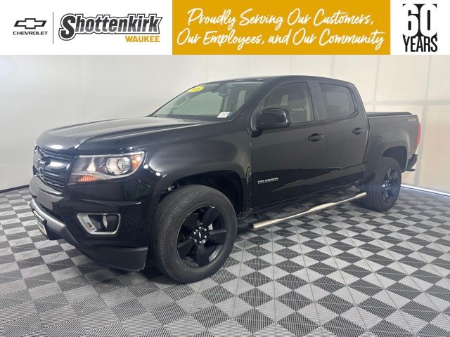 Black 2018 Chevrolet Colorado Pickup Truck Four-Wheel Drive 8-Speed Automatic