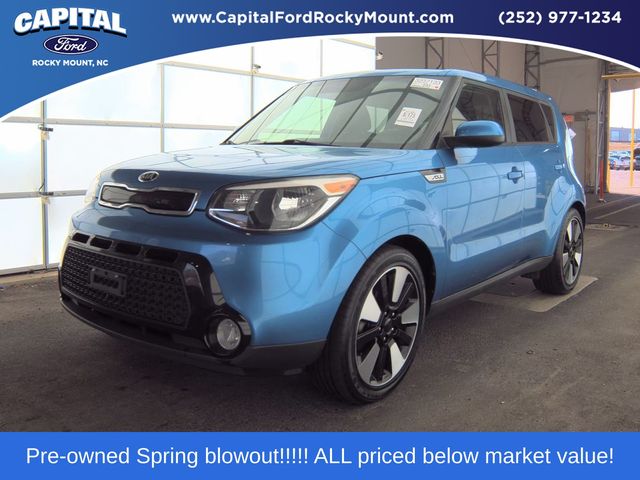 Carribean Blue 2016 Kia Soul + Wagon Front-Wheel Drive 6-Speed Automatic