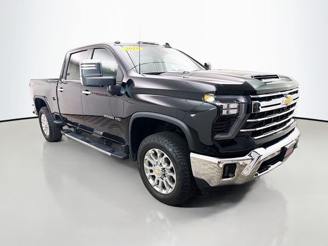Black 2025 Chevrolet Silverado 2500HD LTZ Crew Cab 4WD Pickup Truck Four-Wheel Drive Automatic