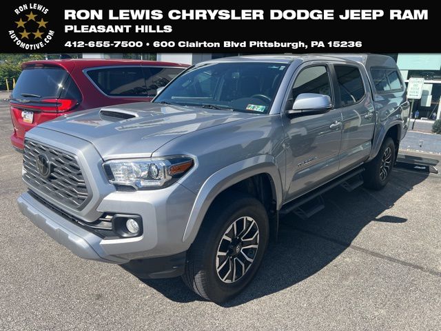 Silver Sky Metallic 2021 Toyota Tacoma TRD Sport Double Cab 4WD Pickup Truck Four-Wheel Drive 6-Speed Automatic