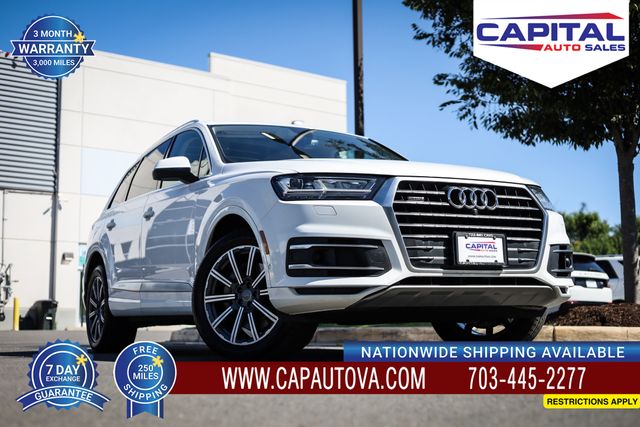 Carrara White 2019 Audi Q7 SUV / Crossover All-Wheel Drive 8-Speed Automatic
